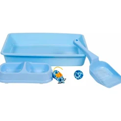Kattekilling Starterkit Kattebakke Blå 37x27 cm