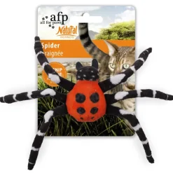 Kattelegetøj Edderkop med catnip
