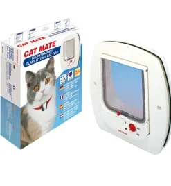Kattelem Glasfitting Cat Mate hvid