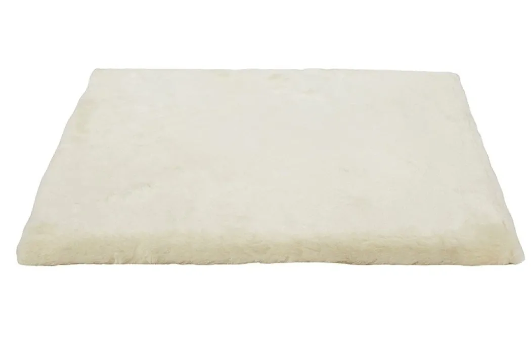 Kattens no 1 Bund med plys 50x50 cm Cream