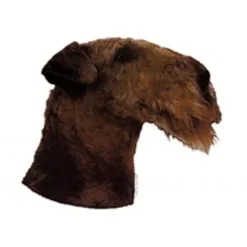Klistermærke af Airedale Terrier Hoved Stor
