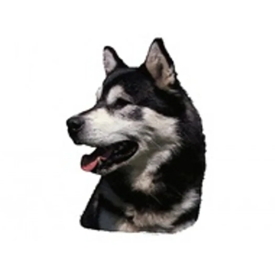 Klistermærke af Alaskan Malamute Hoved Mini