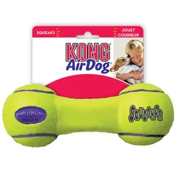 Kong AirDog Dumbbell Small - kombineret bold og pivelyd