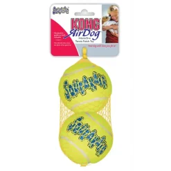 KONG Airdog Tennisbold med piv Large - robust tennisbold til hunde