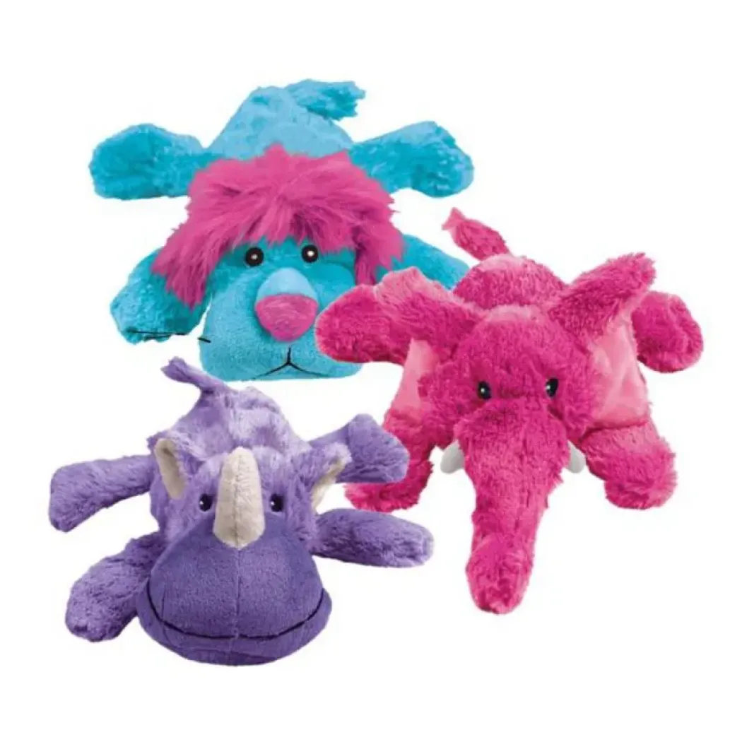 KONG Bamse Cozie Brights - blødt bamselegetøj til hunde