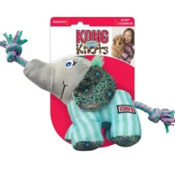 KONG Carnival Elephant Hundelegetøj M/L - bamse med reb
