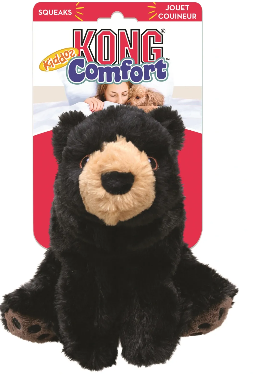 Kong Comfort Kiddos Bear Large 22 cm - bjørn bamse til hunde