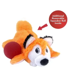Kong Cozie Pocketz Fox M - sjov rævebamse til hunde