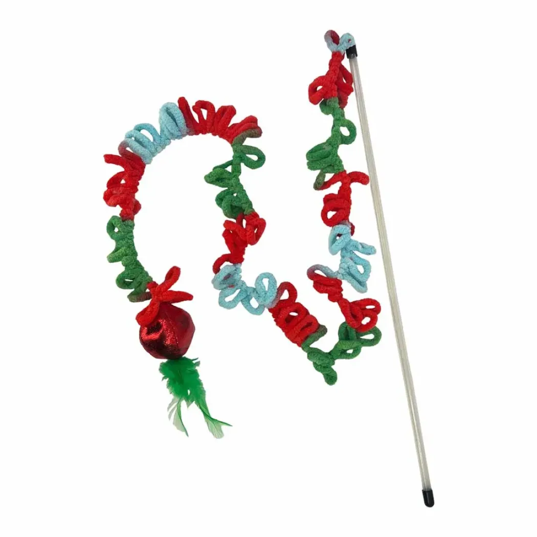 Kong Holiday Teaserloopz 68x6x6 cm - Drillepind til Kat