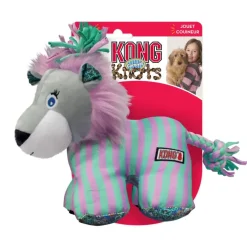 KONG Knots Carnival Lion Hundelegetøj S/M - bamse med reb