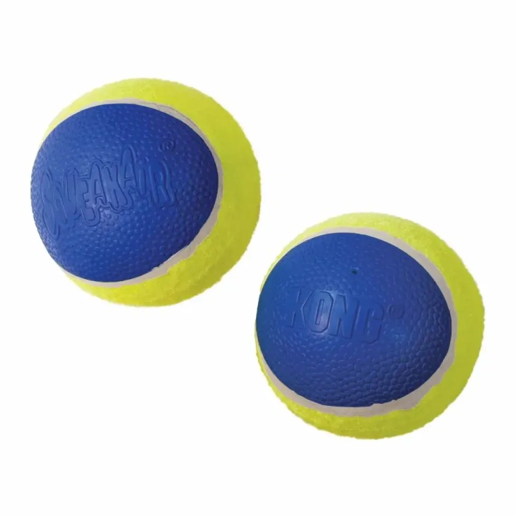 Kong Legetøj Squezzz Geodz 3 stk Ø 7 cm - farverige bolde med piv