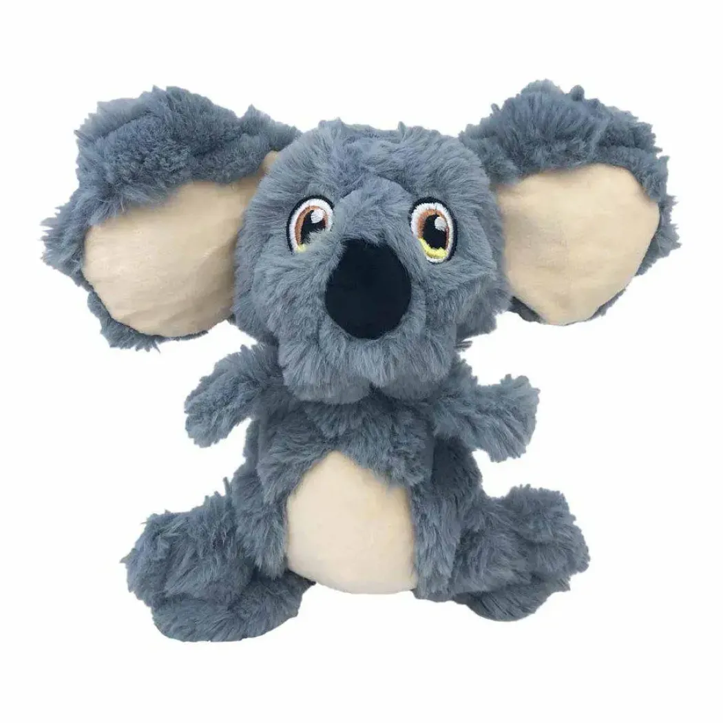 KONG Scrumplez Koala M - blød koalabamse med sjove pibelyde