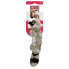 KONG Scrunch Knots Raccoon Grå S/M 23 cm - vaskebjørn med reb