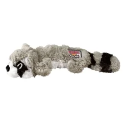 KONG Scrunch Knots Raccoon Grå S/M 23 cm - vaskebjørn med reb