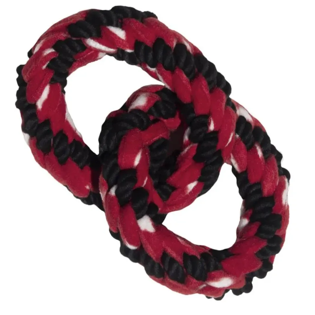 KONG Signature Reb Dobbelt Ring 23 cm Flerfarvet - hundelegetøj