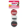 KONG Signature Sport Bolde M 3 stk 6 cm - slidstærke hundebolde