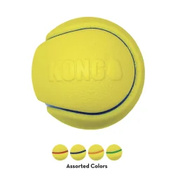 Kong Squeez Tennis 2 stk Ø 8 cm - sjove bolde med piv