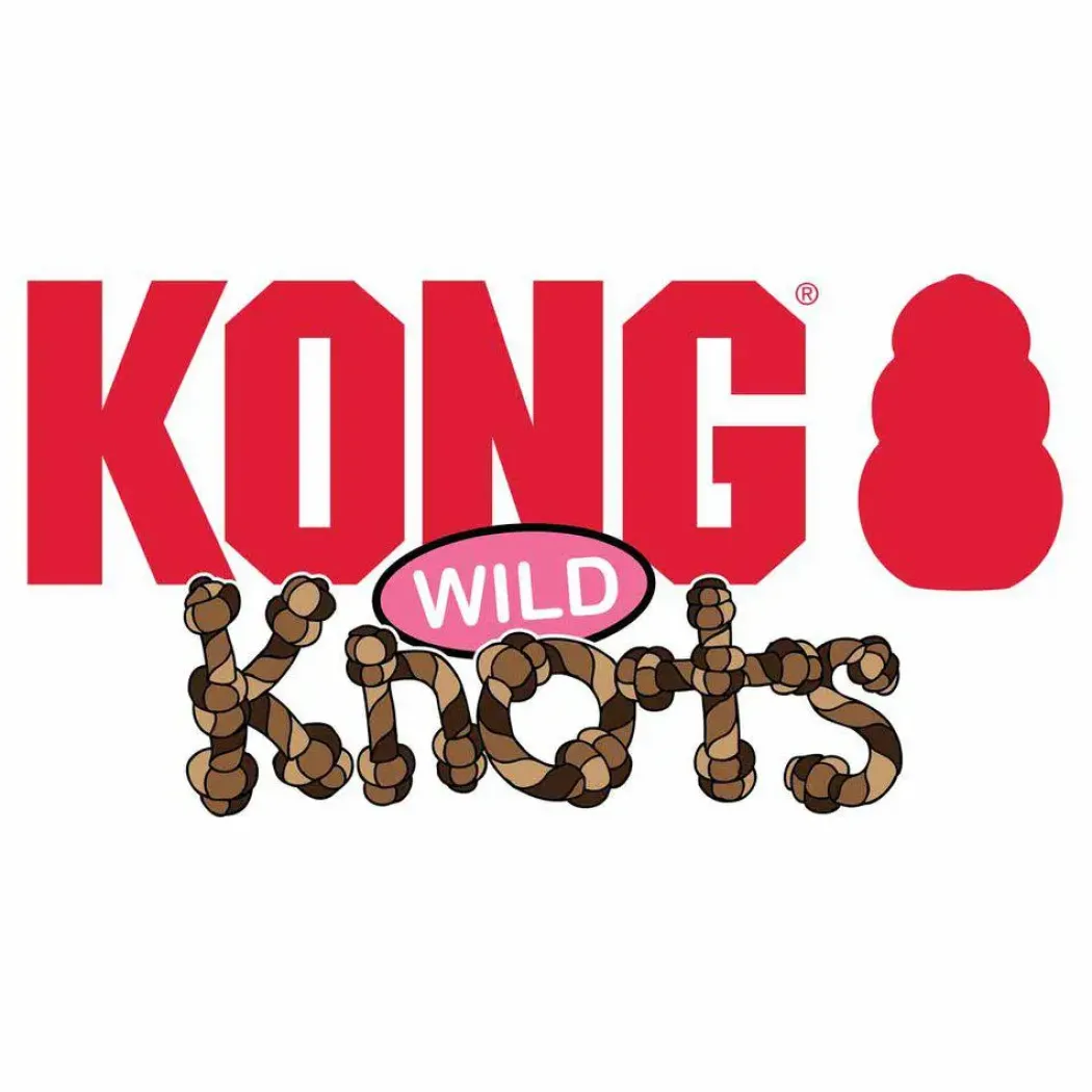 KONG Wild Knots Tiger M/L 26x25,5x11 cm - bamse til hunde