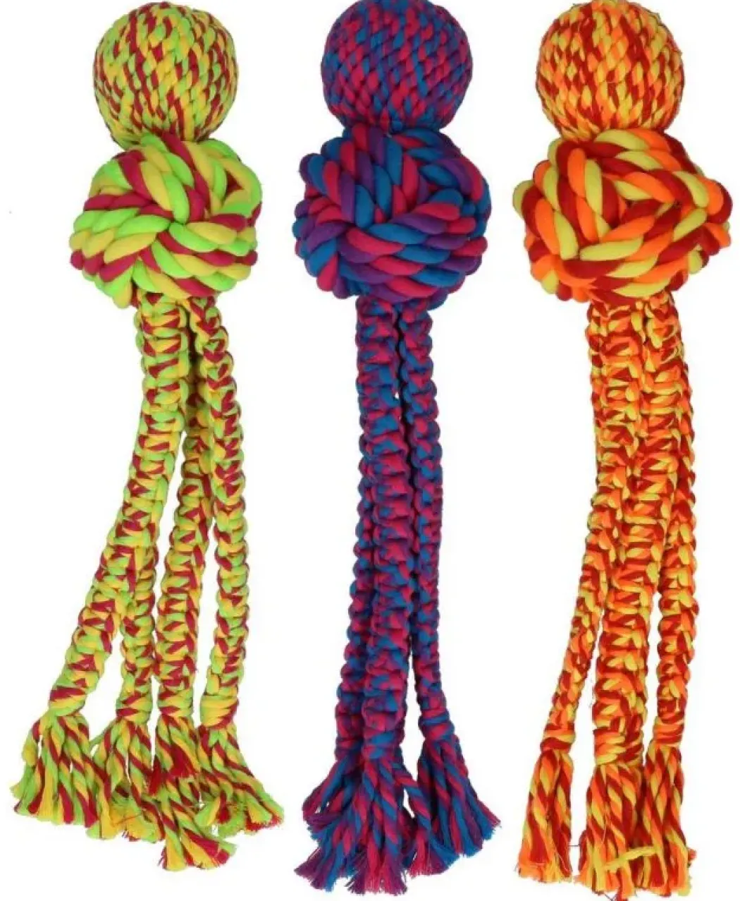 KONG Wubba Weaves S 26 cm Mix - hundelegetøj