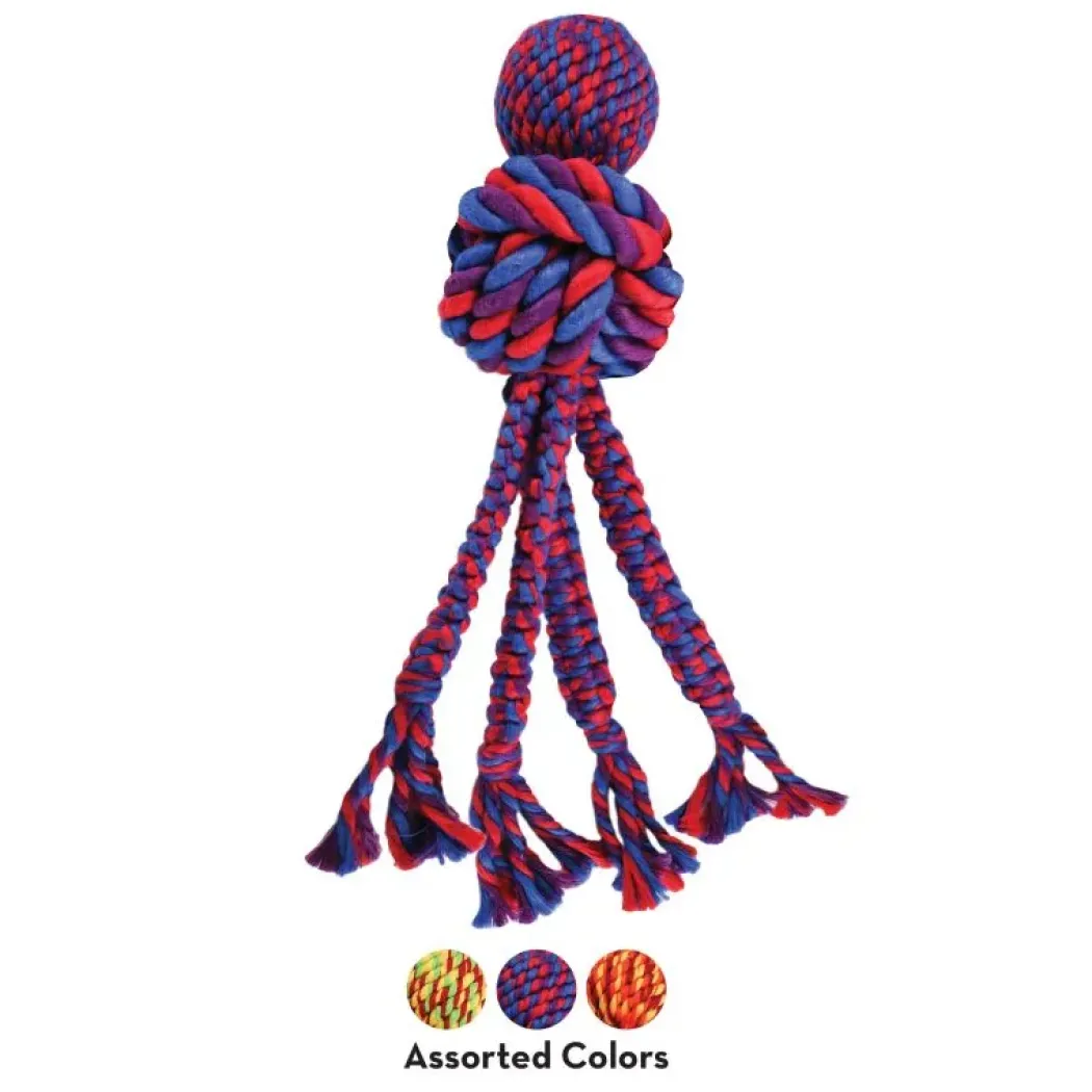 KONG Wubba Weaves S 26 cm Mix - hundelegetøj