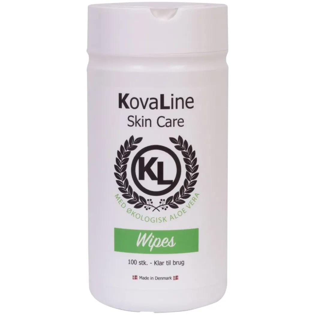 KovaLine Ready to use Wipes 100 stk med Aloe Vera