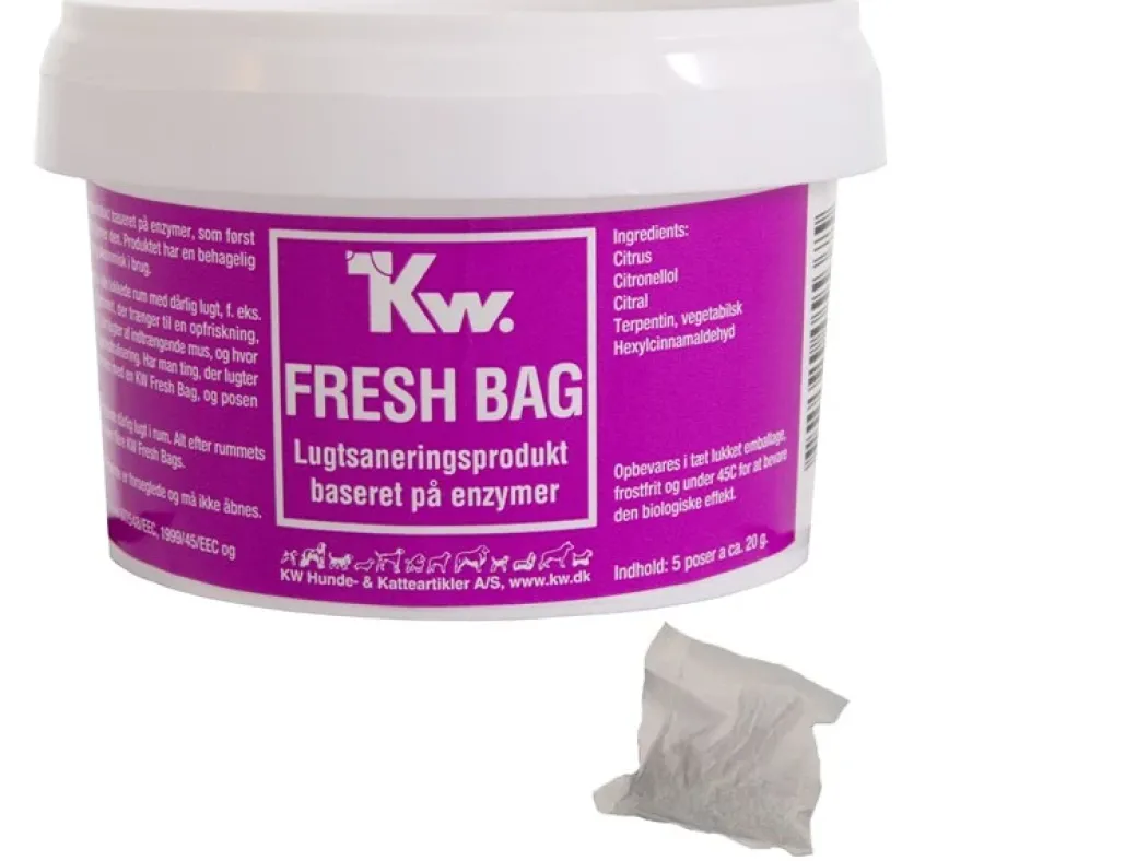 KW Fresh bag 5 X 20 g i plastbøtte