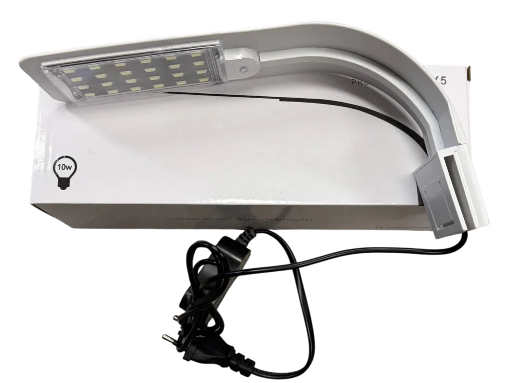 LED lampe 10 Watt X5 hvid - Superslim lys til nanoakvarier