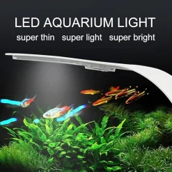 LED lampe 10 Watt X5 hvid - Superslim lys til nanoakvarier