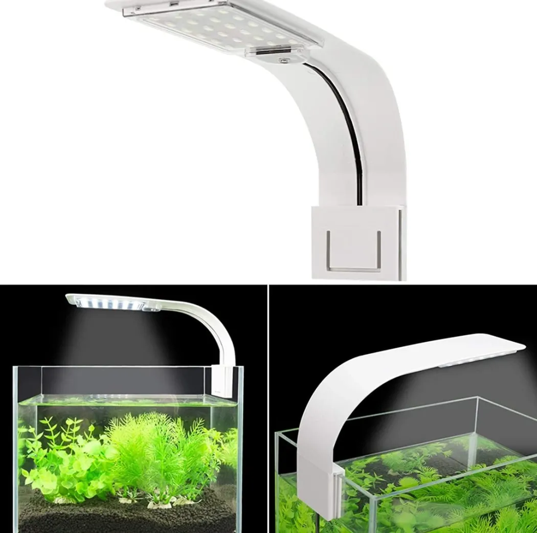 LED lampe 10 Watt X5 hvid - Superslim lys til nanoakvarier