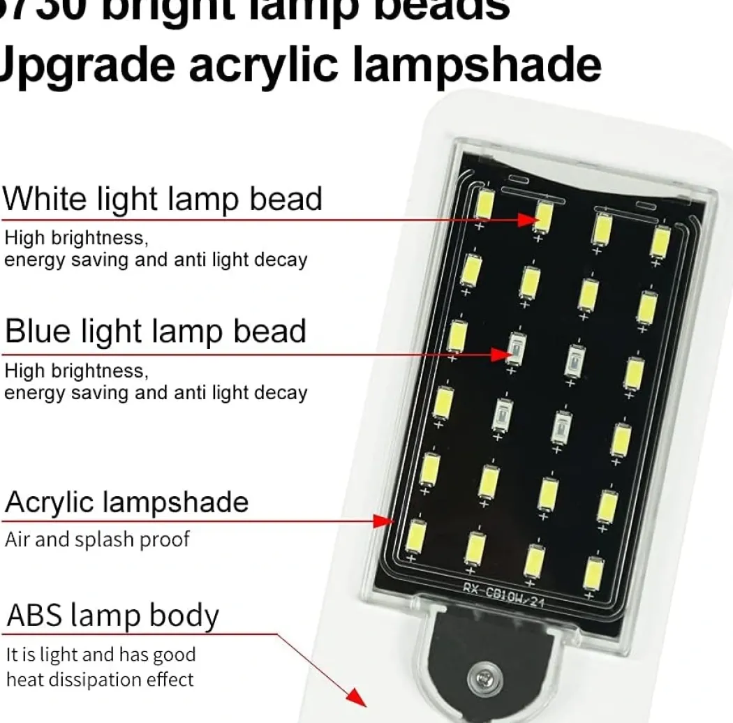 LED lampe 10 Watt X5 hvid - Superslim lys til nanoakvarier
