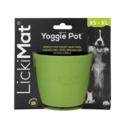 LickiMat Yoggie Pot Grøn 10 cm - aktiveringsskål til hunde