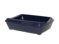 Moderna kattebakke 42x31x13 cm i sort med kant