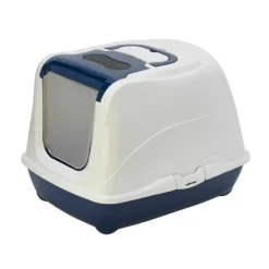 Moderna kattetoilet 50x39x37 cm i Blue Berry