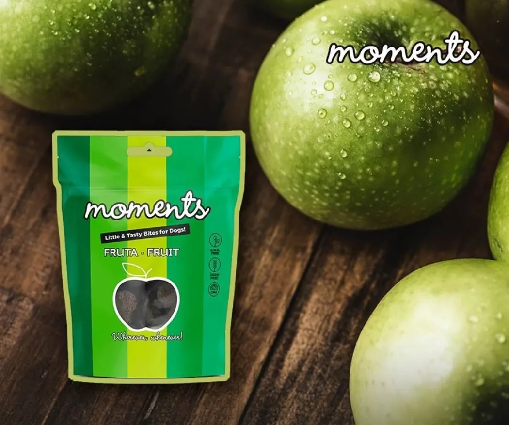 Moments hundesnack Kylling og Frugt 60 g - fuldfoder hundegodbidder