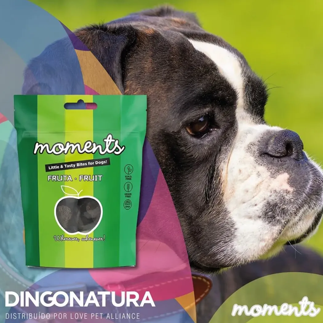 Moments hundesnack Kylling og Frugt 60 g - fuldfoder hundegodbidder