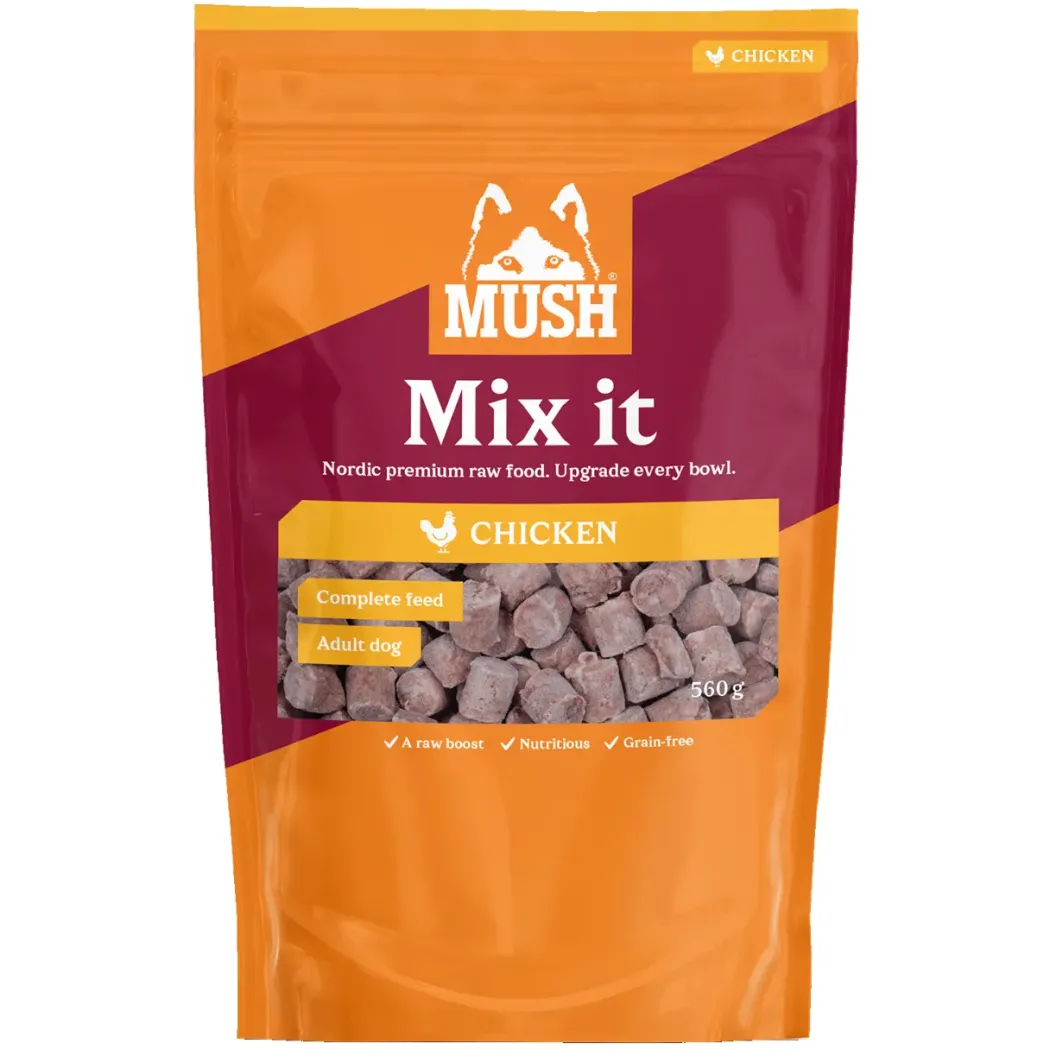 MUSH Mix it Kylling råfoder-supplement til hund 560 g