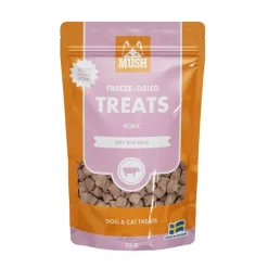 MUSH Treat Gris 55 g - naturlige hundegodbidder