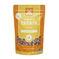 MUSH Treat Kylling 55 g - naturlige godbidder til hunde