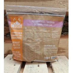 MUSH VAINU Hundesnack Griseøre 200 g - sprøde naturlige tyggeben