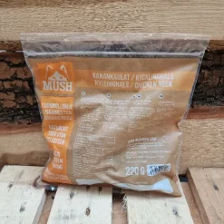 MUSH VAINU Hundesnack Kyllingehalse 220 g - naturlige tyggeben til hunde