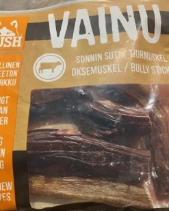 MUSH VAINU Hundesnack Tyremuskel 250 g - naturlige tyggeben til hunde
