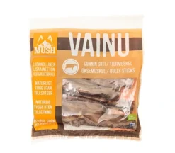 MUSH VAINU Hundesnack Tyremuskel 250 g - naturlige tyggeben til hunde