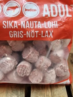 MUSH Vaisto Gris Okse Laks XL Rød 3 kg - Naturligt BARF hund