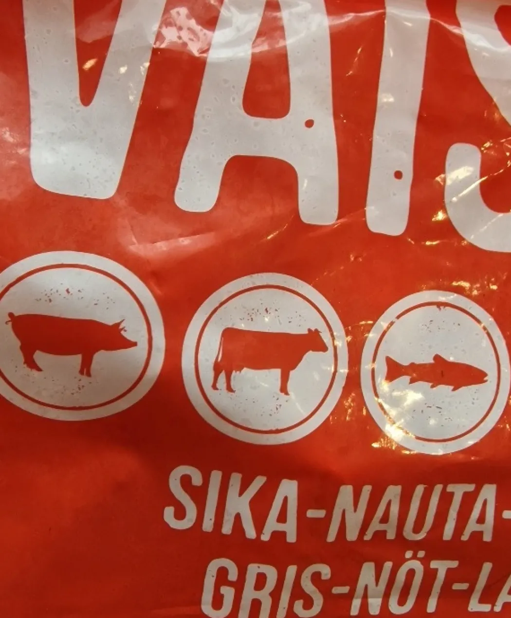 MUSH Vaisto Gris Okse Laks XL Rød 3 kg - Naturligt BARF hund