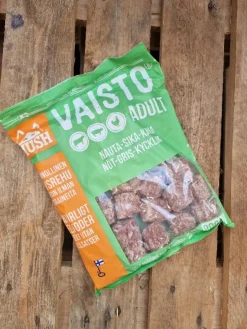MUSH Vaisto Grøn Okse Gris Kylling 800 g - Naturligt hundefoder med kød og grønt