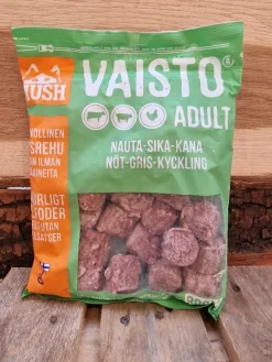 MUSH Vaisto Grøn Okse Gris Kylling 800 g - Naturligt hundefoder med kød og grønt