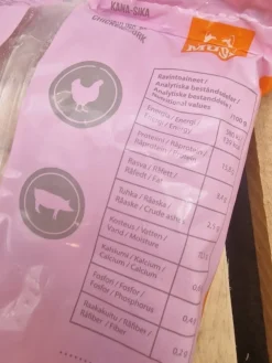 MUSH Vaisto kat Kylling Gris Pink 800 g