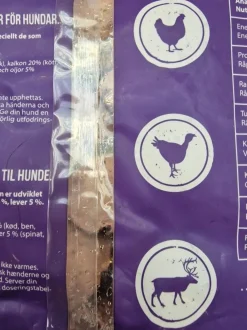 MUSH Vaisto Lilla Kylling Kalkun Rensdyr 800 g - Naturligt hundefoder