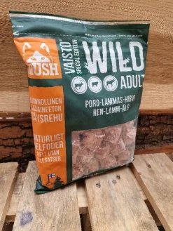 MUSH Vaisto Mørkegrøn Wild rensdyr lam elg til hund 800 g