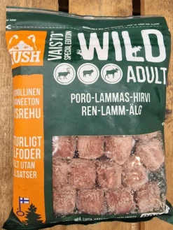 MUSH Vaisto Mørkegrøn Wild rensdyr lam elg til hund 800 g